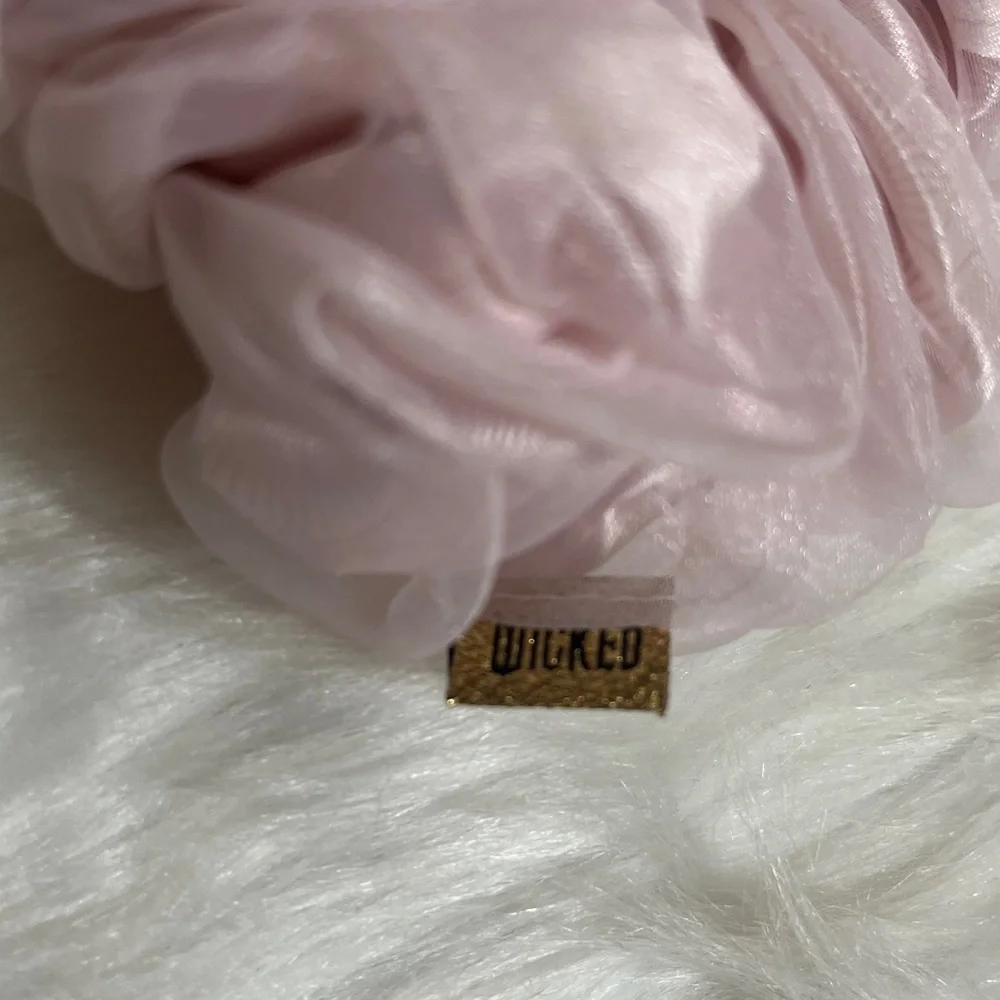 NWT Wicked Scunci Pink Scrunchies Green Hair Clips Set